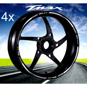 IRIDEA DESIGN BIC-YAM-T08-WH-SI MOTORCYCLE RIM STICKERS