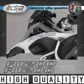 2 ADESIVI SERBATOIO STICKERS MOTO NERO