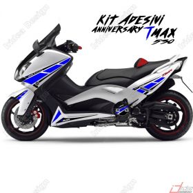 STICKERS ANNIVERSARY GRAPHIC COMPATIBLE YAMAHA TMAX T-MAX 530 2012-16 BLACK BLUE
