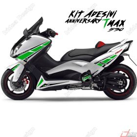 ADHESIFS ANNIVERSARY GRAFICA COMPATIBLE YAMAHA TMAX T-MAX 2012-16 NOIR VERT