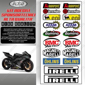 ADESIVI KIT SPONSOR TECNICI MOTO GP SBK