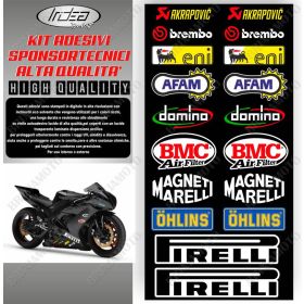 ADESIVI KIT SPONSOR TECNICI MOTO GP SBK