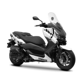 SET ADESIVI GRAFICA NERO ARGENTO STICKERS