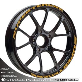 AUTOCOLLANTS DE JANTE DE MOTO IRIDEA DESIGN BW-YAM-STE-19-17-GO