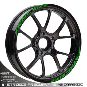 IRIDEA DESIGN BW-YAM-TCR-GR MOTORCYCLE RIM STICKERS