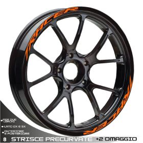 IRIDEA DESIGN BW-YAM-TCR-OR Motorcycle rim stickers