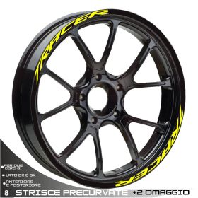 AUTOCOLLANTS DE JANTE DE MOTO IRIDEA DESIGN BW-YAM-TCR-YE