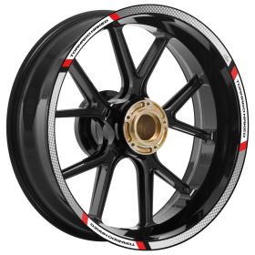 FELGENAUFKLEBER SET NEXT WEIß ROT