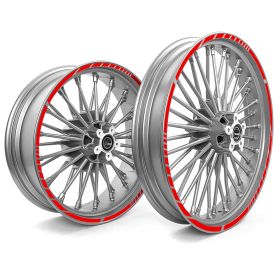 RIM STICKERS SET 12/14 SPEED RED