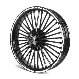 RIM STICKERS SET 12/14 SPEED WHITE