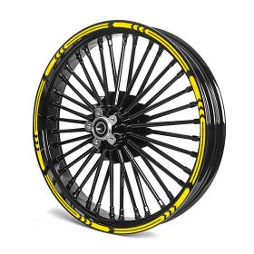 RIM STICKERS SET 12/16 INFINITE YELLOW