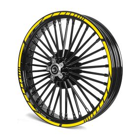 RIM STICKERS SET 12/16 SPEED YELLOW