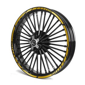 RIM STICKERS SET 14/16 SPEED GOLD