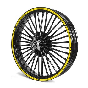 SET PROFILI CERCHI 14/16 TECHNO GIALLO