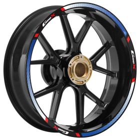 RIM STICKERS SET NEXT RED BLUE