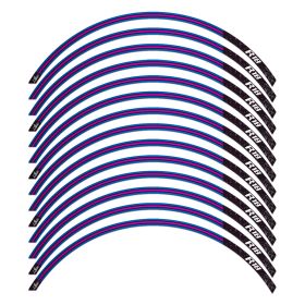 RIM STICKERS SET CLASSIC PURPLE BLUE