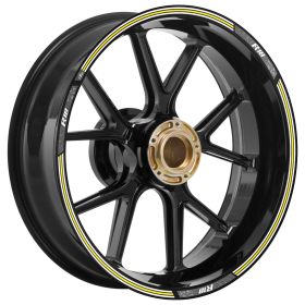 RIM STICKERS SET CLASSIC WHITE YELLOW