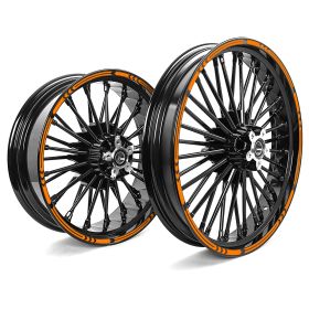 FELGENAUFKLEBER SET 16/18 INFINITE ORANGE