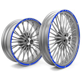 RIM STICKERS SET 16/18 SPEED BLUE