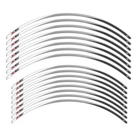 SET PROFILI CERCHIO ADESIVI CARBON GRIGIO
