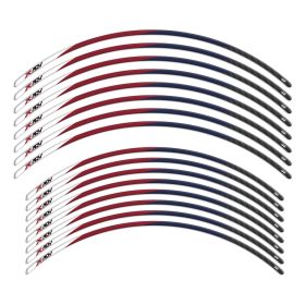 SET PROFILI CERCHIO ADESIVI ROSSO BLU
