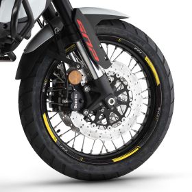 PROFILI ADESIVI CERCHIO IRIDEA DESIGN CARBON GIALLO