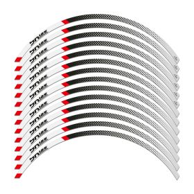 SET ADHESIF JANTE NEXT BLANC ROUGE