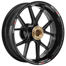 SET PROFILI CERCHI RACER NERO GRIGIO