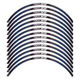 SET PROFILI CERCHI THUNDER NERO BLU