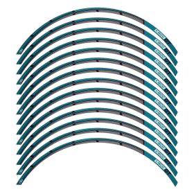 FELGENAUFKLEBER SET TRAVEL SCHWARZ BLAU