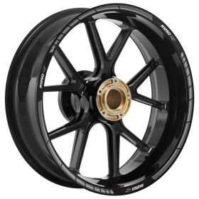 RIM STICKERS SET RACER BLACK