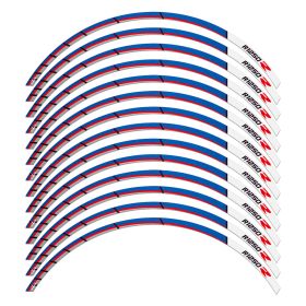 RIM STICKERS SET RACER RED BLUE