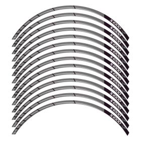 SET ADHESIF JANTE RACER NOIR