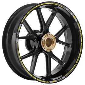 SET PROFILI CERCHI RACER GRIGIO GIALLO