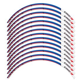 RIM STICKERS SET RACER RED BLUE