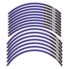 RIM STICKERS SET CLASSIC PURPLE BLUE