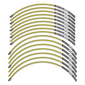 SET PROFILI CERCHI CLASSIC BIANCO GIALLO