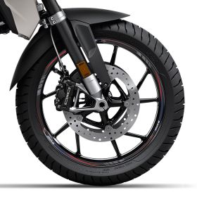 Wheel rim stickers IRIDEA DESIGN blue red