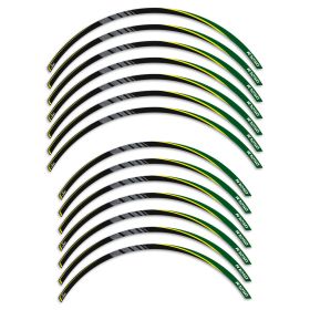 PROFILI ADESIVI CERCHIO IRIDEA DESIGN VERDE GIALLO