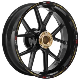 SET PROFILI CERCHI THUNDER NERO ORO