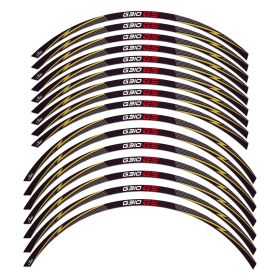 SET PROFILI CERCHI THUNDER NERO ORO