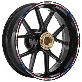 RIM STICKERS SET THUNDER RED BLUE