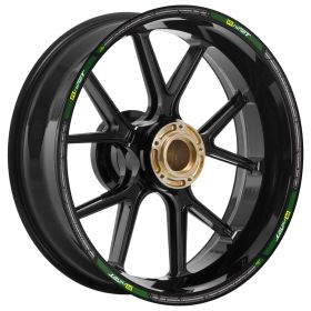 RIM STICKERS SET CLASSIC BLACK GREEN