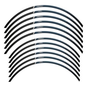 RIM STICKERS SET METAL BLUE