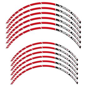RIM STICKERS SET RED