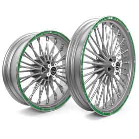 FELGENAUFKLEBER SET 19/21 ARROW GRÜN