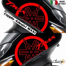 COUPLE STICKERS DIAPASON FAIRING RED FITS YAMAHA T-MAX 500 01-07