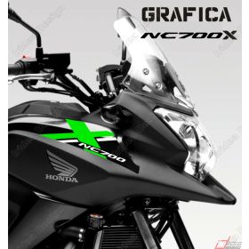 AUTOCOLLANT MOTO IRIDEA DESIGN GRA-ANT-HON-NC7-WH-GR