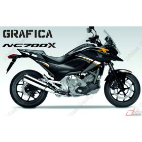 ADESIVI STICKERS CARENA BIANCO ARANCIO
