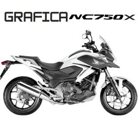 GRAPHIQUES MOTO IRIDEA DESIGN GRA-HON-NC750-BK-SI